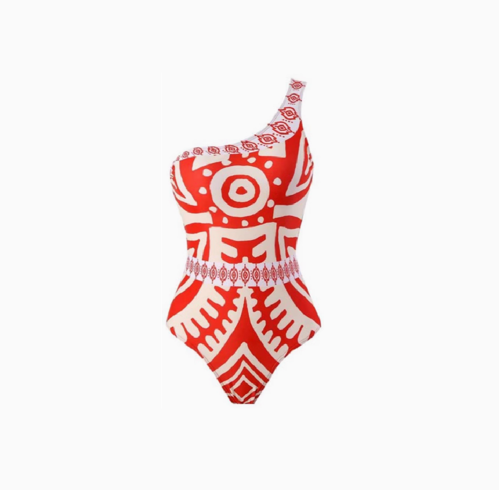 Bohemian One Piece Swimsuit Set