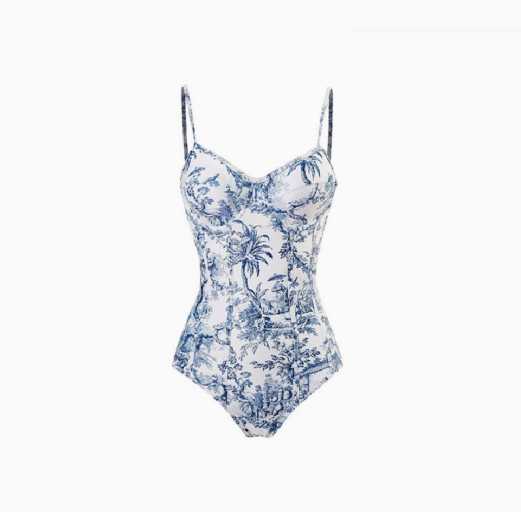 China One Piece Swimsuit Set