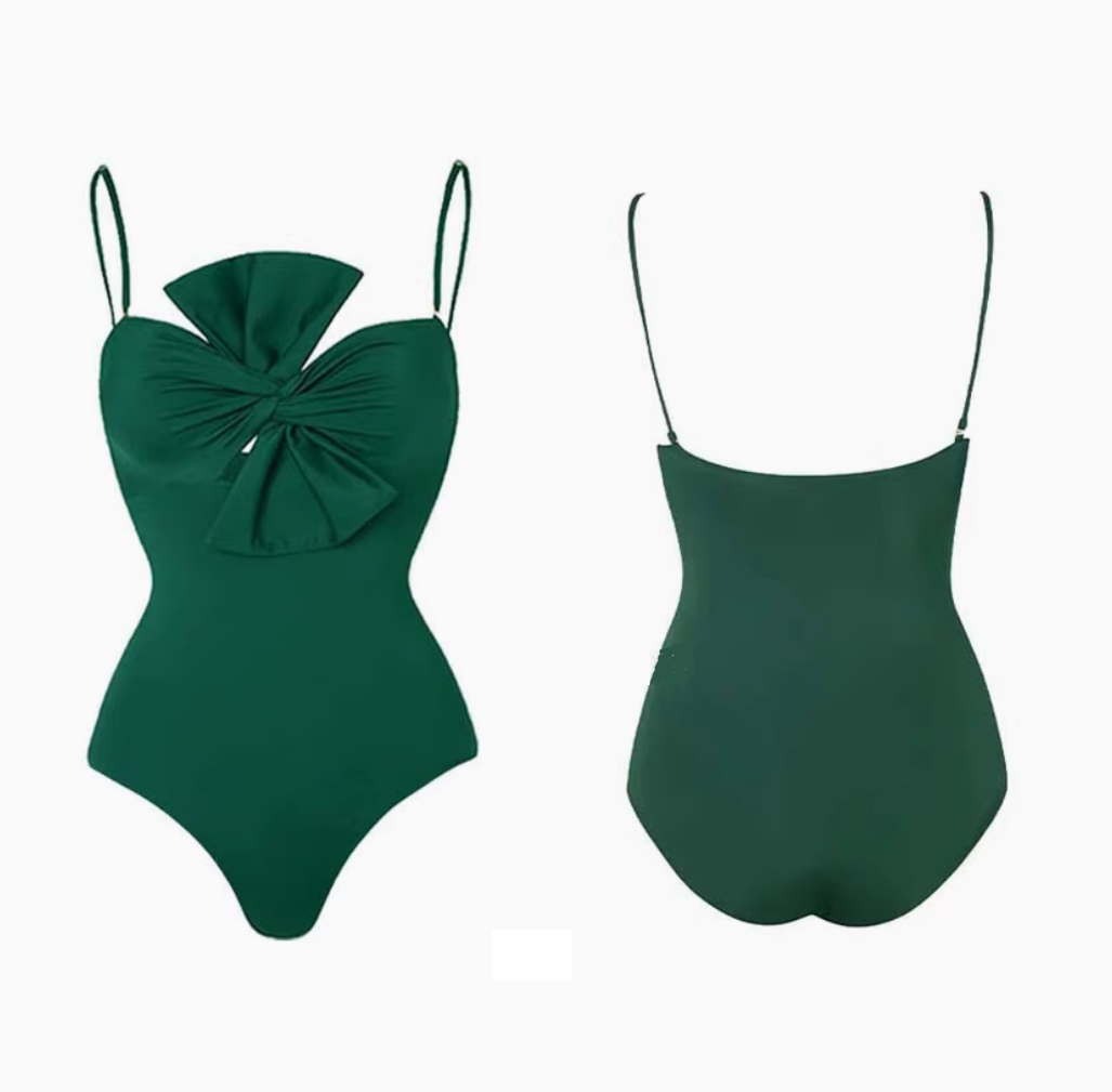 Ever Green One Piece Swimsuit Set