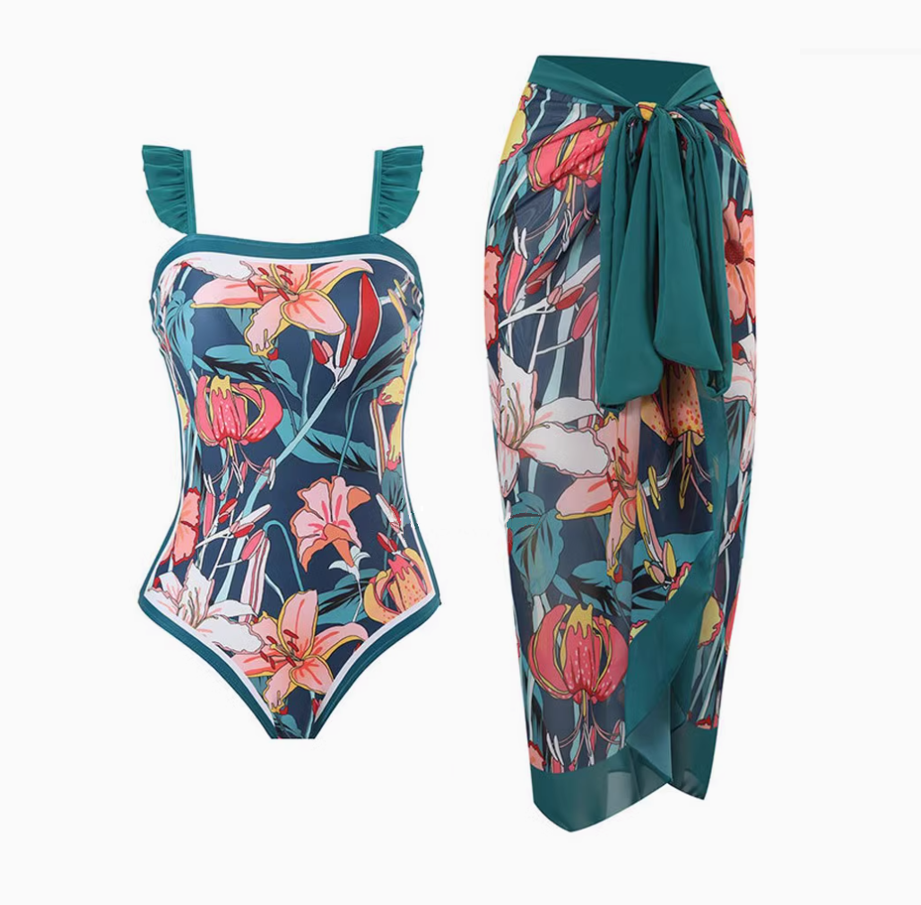 Lily One Piece Swimsuit Set
