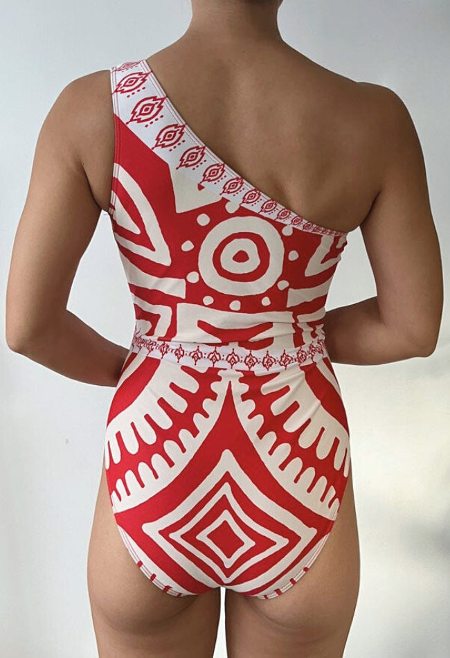 Bohemian One Piece Swimsuit Set