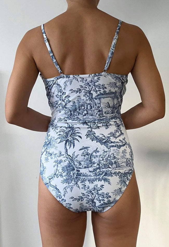 China One Piece Swimsuit Set
