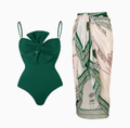 Ever Green One Piece Swimsuit Set